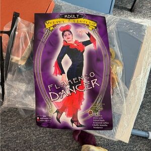 Flamenco dancer costume